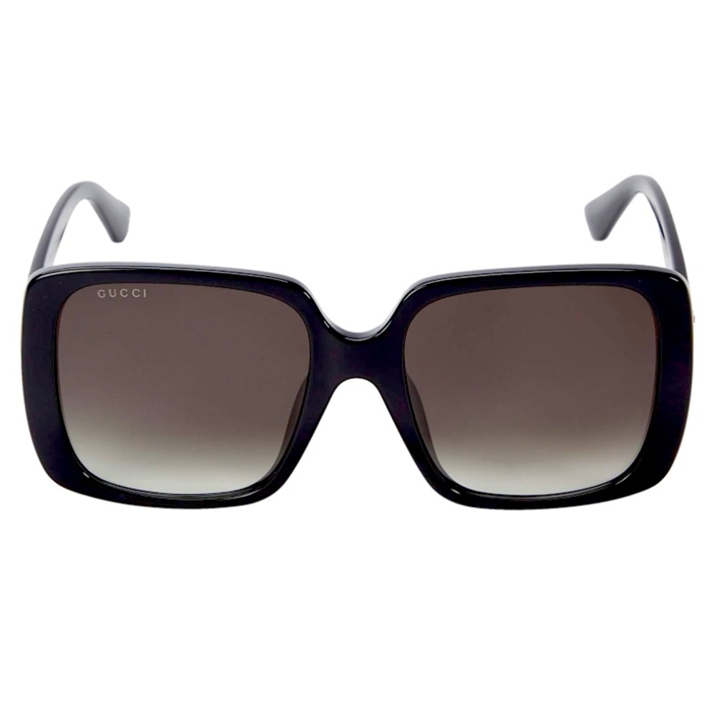oversized black Gucci square sunglasses | authentic